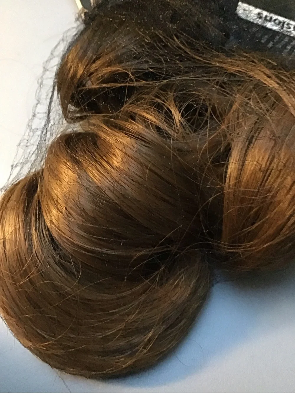Brown with gold Women’s Hair halo style Extension - Unbranded